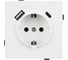 Механизм розетки с USB зарядкой Arlight SCT-TENDO-MUAC-PL-WH 1шт 054086 1