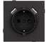 Механизм розетки с USB зарядкой Arlight SCT-TENDO-MUAA-SFPL-BK 1шт 054603 1