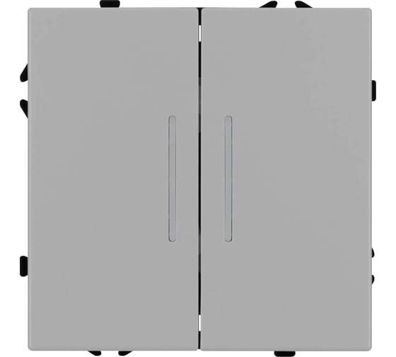 Механизм выключателя двухклавишный непроходной Arlight LED SWT-NOBE-MK02-SFPL-L-IS 1шт 059418 1
