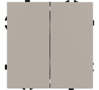 Механизм выключателя двухклавишный непроходной Arlight SWT-NOBE-MK02-SFPL-CA 1шт 059419