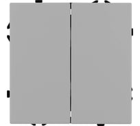 Механизм выключателя двухклавишный непроходной Arlight SWT-NOBE-MK02-SFPL-IS 1шт 059420