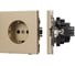 Механизм электрической розетки Arlight SCT-TENDO-MEU1-SFPL-GD 1шт 054639 3