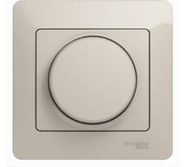 Светорегулятор-диммер  в сборе Systeme Electric Glossa Молочный 300Вт SE GSL000934