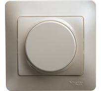 Светорегулятор-диммер в сборе Systeme Electric Glossa Перламутр LED, RC, 630Вт/ВА SE GSL000637