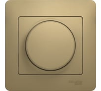 Светорегулятор-диммер в сборе Systeme Electric GLOSSA LED, RC, 630Вт/ВА титан SE GSL000437