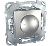Поворотный светорегулятор-диммер Systeme Electric Unica Top Алюминий 40-400Вт SE MGU5.511.30ZD