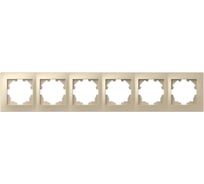 Рамка 6-я ELBI Vega слоновая кость 510-012500-252