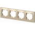 Рамка 4-я ELBI Vega слоновая кость 510-012500-228 2