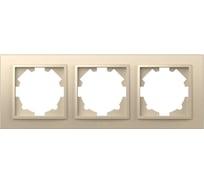 Рамка 3-я ELBI Zena слоновая кость 500-012500-227