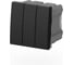 Выключатель 3х клавишный ELBI Moda Vox Vantablack, M+K 611-044832-254 1