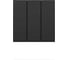 Выключатель 3х клавишный ELBI Moda Vox Vantablack, M+K 611-044832-254 2