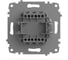 Выключатель двухклавишный ELBI Zena Vega слоновая кость M+K 609-012500-202 4