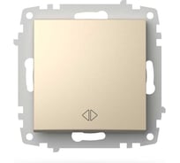 Переключатель промежуточный ELBI Zena Vega слоновая кость M+K 609-012500-214