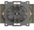 Розетка ELBI Zena Vega слоновая кость 2-я с заземлением M+K 609-012500-907 4
