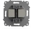 Розетка компьютерная + TF ELBI Zena Vega белый, Cat 6 M+K 609-010200-249 3