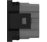 Розетка зарядного устройства Type A+C ELBI Moda Vox Vantablack, с заземлением, 5V, 2.4A M+C 611-044832-335 3