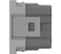 Розетка зарядного устройства Type A+C ELBI Moda Vox белый, с заземлением, 5V, 2.4A M+C 611-040232-335 3
