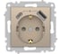 Розетка Type C+USB ELBI Zena Vega антрацит, с заземлением, зарядка, 5V, 2400 mA 609-014000-334 1