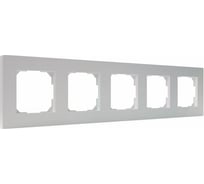 Рамка 5-местная TOKOV ELECTRIC Pixel перламутровая TKE-PX-RM5-C04