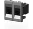Розетка 2-я компьютерная (CAT 6) ELBI Moda Vox Серый Металик M+K 611-041032-248 1