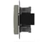 Розетка двойная компьютерная ELBI Zena Vega титан, Cat 6 M+K 609-011400-248 3