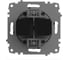 Розетка двойная компьютерная ELBI Zena Vega черный матовый, Cat 6 M+K 609-014800-248 4