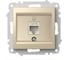 Розетка компьютерная ELBI Zena Vega слоновая кость, Cat 6 M+K 609-012500-247 1