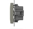Розетка USB двойная ELBI Zena Vega титан, 5V, 2.1A M+K 609-011400-143 3