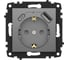 Розетка Type C+USB ELBI Zena Vega дымчатый, с заземление, зарядка, 5V, 2400 mA 609-011100-334 1