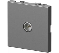 Розетка ТВ ELBI Moda Vox серый металик, оконечная M+C 611-041032-273