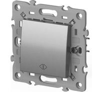 Выключатель перекрестный ELBI Moda Vox серый металик M+K 611-041031-214