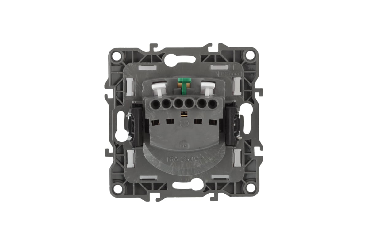 Розетка ЭРА 12-2102-14 2P+E, Schuko, со шторками, 16A-250В, IP20, медь ...