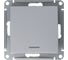 Механизм выключателя Systeme Electric ( Schneider Electric) 1-клавишного AtlasDesign, с подсветкой, 1Р, 10АХ, алюминий, 250 В, ATN000313, 10 шт, 13606489583863 3
