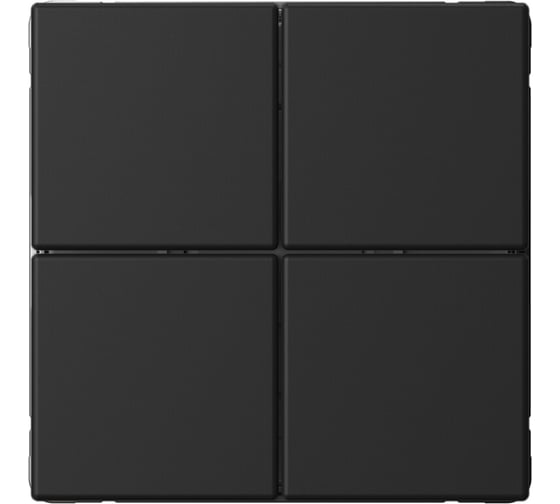 Механизм 4-клавишного выключателя сценарного Systeme Electric ARTGALLERY сх. 1, базальт GAL001474 1