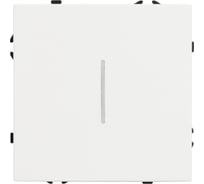 Механизм выключателя одноклавишный проходной Arlight LED SWT-NOBE-MKP1-SFPL-L-WH, 1шт 054236