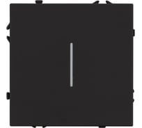Механизм выключателя одноклавишный проходной Arlight LED SWT-NOBE-MKP1-SFPL-L-BK, 1шт 054261