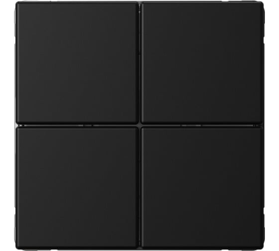 Механизм 4-клавишного сценарного выключателя Systeme Electric ARTGALLERY сх. 1, карбон GAL001074