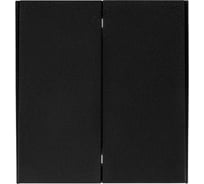 Механизм выключателя KRANZ STRONG 2-клавишный для жалюзи возвратный 10А с/у антрацит KR-78-0711-5