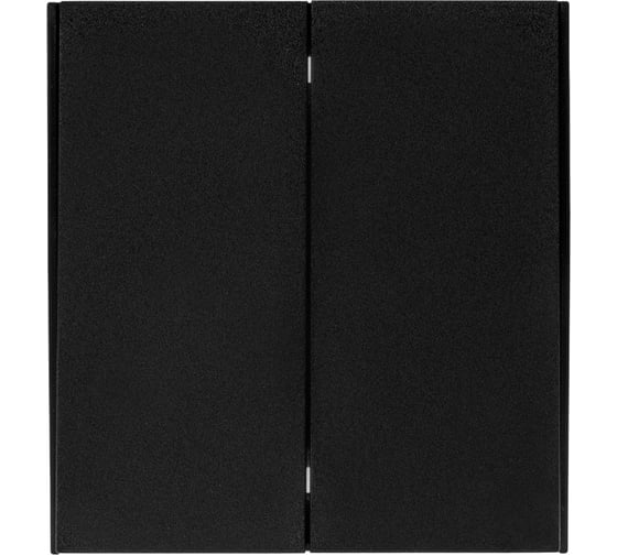 Механизм выключателя KRANZ STRONG 2-клавишный для жалюзи возвратный 10А с/у антрацит KR-78-0711-5