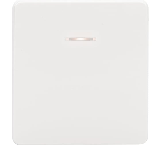 Механизм выключателя KRANZ ROUND 1-клавишный с подсветкой 10А с/у перламутр KR-78-0713-1