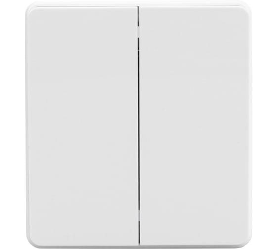 Механизм выключателя KRANZ ROUND 2-клавишный 10А с/у перламутр KR-78-0706-1