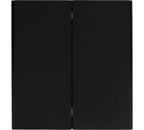 Механизм выключателя KRANZ STRONG 2-клавишный 10А с/у антрацит KR-78-0706-5