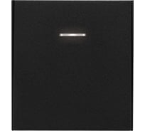 Механизм выключателя KRANZ STRONG 1-клавишный с подсветкой 10А с/у антрацит KR-78-0713-5