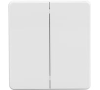 Механизм переключателя KRANZ ROUND 2-клавишный 10А с/у перламутр KR-78-0709-1