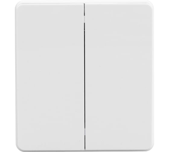 Механизм переключателя KRANZ ROUND 2-клавишный 10А с/у перламутр KR-78-0709-1