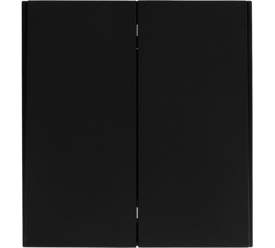 Механизм переключателя KRANZ STRONG 2-клавишный 10А с/у антрацит KR-78-0709-5