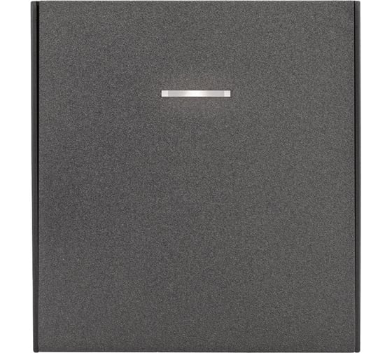 Механизм переключателя KRANZ STRONG 1-клавишный с подсветкой 10А с/у графит KR-78-0716-6