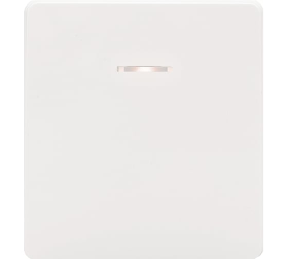 Механизм переключателя KRANZ ROUND 1-клавишный с подсветкой 10А с/у перламутр KR-78-0716-1