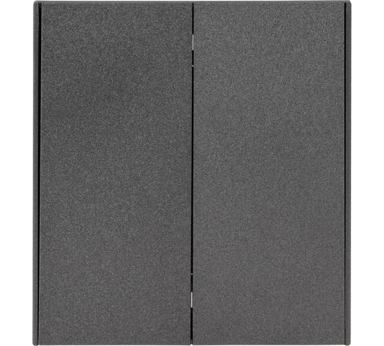 Механизм перекрестного переключателя KRANZ STRONG 2-клавишный 10А с/у графит KR-78-0733-6