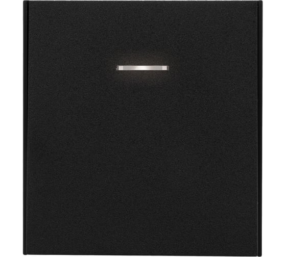 Механизм перекрестного переключателя KRANZ STRONG 1-клавишный с подсветкой 10А с/у антрацит KR-78-0718-5